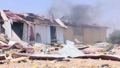 Military attack on legume packaging workshop