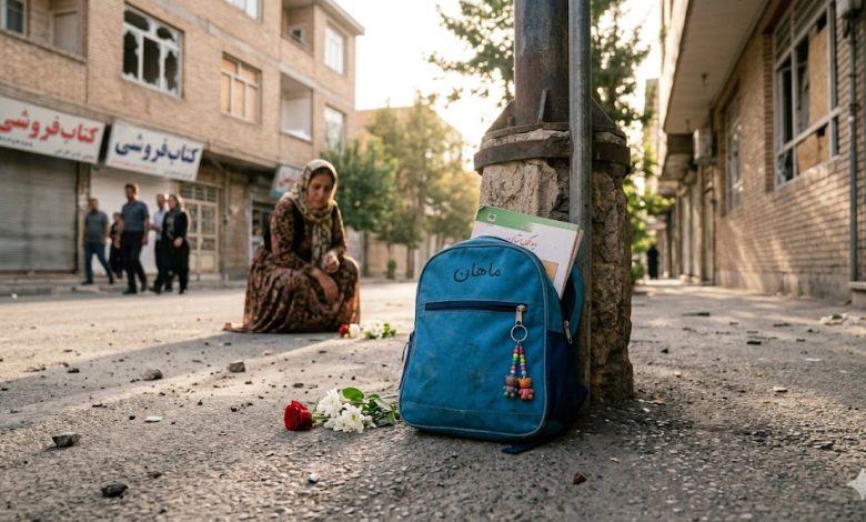 ماهان زارعی، مێردمنداڵە ١٤ ساڵانە کامیارانییەکە کە لە هێرشدا گیانی لەدەستدا.