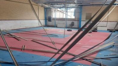 تخریب استخر المپیک و اماکن ورزشی دیواندره - دیدبان حقوق بشر کردستان ایران