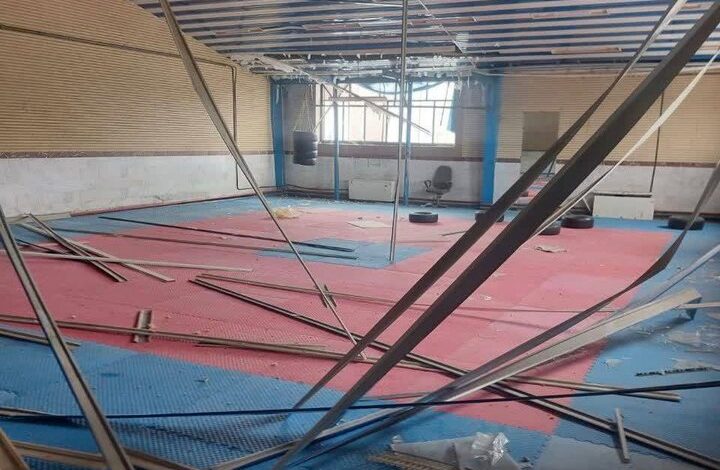 تخریب استخر المپیک و اماکن ورزشی دیواندره - دیدبان حقوق بشر کردستان ایران