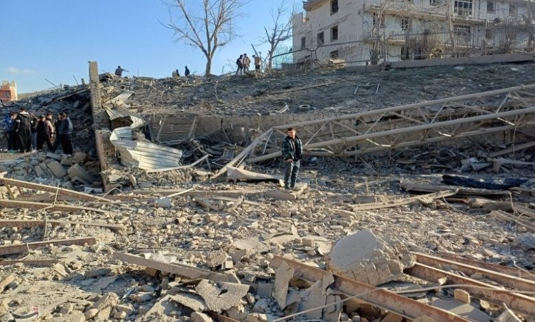 آثار حمله موشکی به مناطق مسکونی سنندج و شهادت غیرنظامیان - دیدبان حقوق بشر