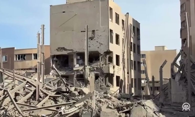 تخریب پایگاه هلال‌احمر مهاباد در حملات اخیر - دیدبان حقوق بشر